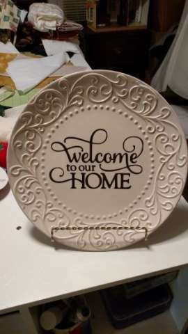 Welcome Plate