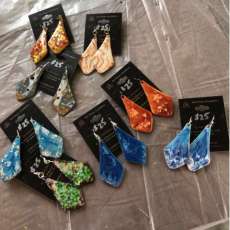 Resin & Wood Earrings