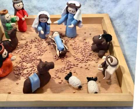 Clay Nativity