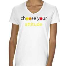 Choose Your Attitude // V-Neck // Ladies