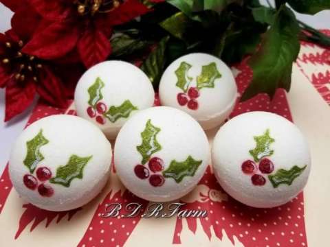 Bdrfarm Goat Milk Christmas Bath Bombs