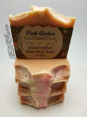 Bdrfarm Pink Amber Goat Milk Soap
