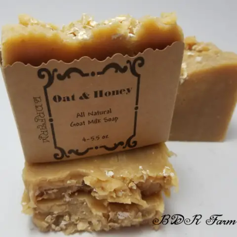 Bdrfarm All Natural Oats Milk & Honey Goat Milk Soap