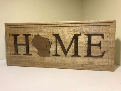 Wisconsin Home Sign