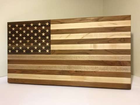 American Flag Cutting Board