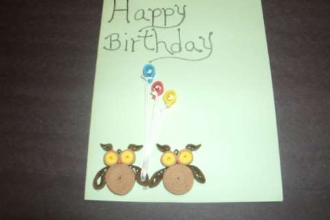 Quilled Greeting Card