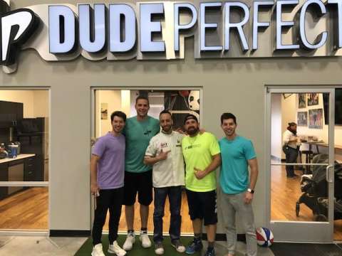 Joe and the Dude Perfect Crew