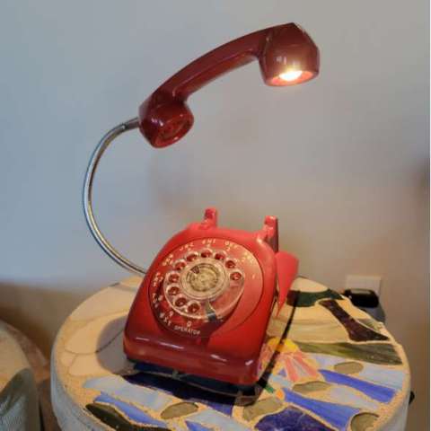 Vintage Phone Lamp
