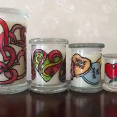Stained Glass Candles