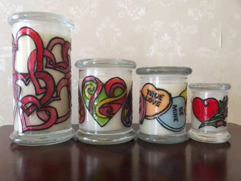 Stained Glass Candles