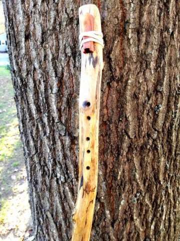 Walking Stick Wooden Flute