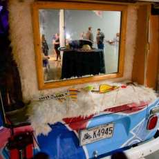 VW Bus Back Hatch Staging Area Mirror