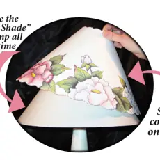 Large Cover Sits on Vellum Under Shade