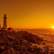 Sunrise on Cape Elizabeth