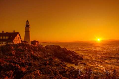 Sunrise on Cape Elizabeth