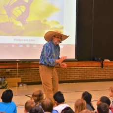 Jon Sundell at Union Cross Elementary School, Winston-Salem