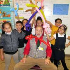 Jon Sundell at Speas Elementary School, Winston-Salem