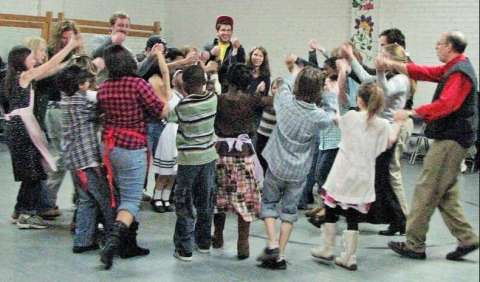Arts Based School, Winston-Salem, NC Family Square Dance