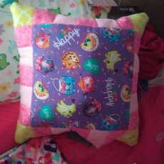 Quilted Shopkins Pillow