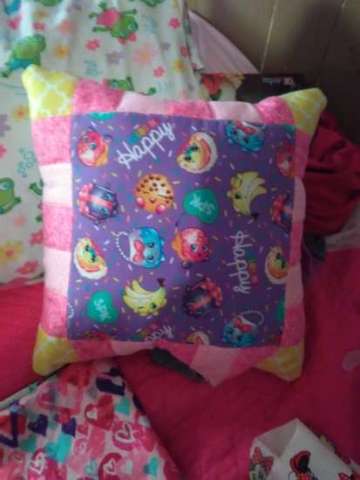 Quilted Shopkins Pillow