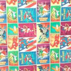 Superman and Friends Quilt, Lap Size