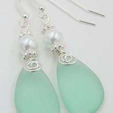 Sea Glass Earrings