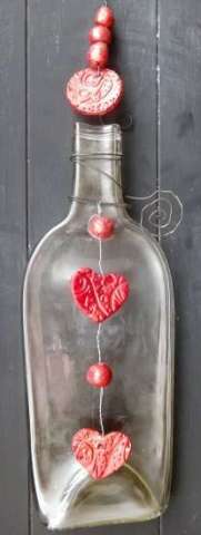 Red Hearts Bottle