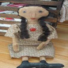 Primitive Folk Art Doll Esme