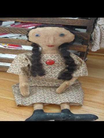 Primitive Folk Art Doll Esme