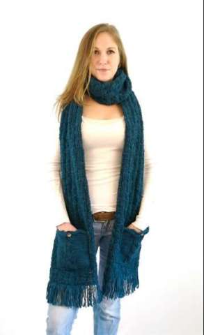 Hand Knit Scarf