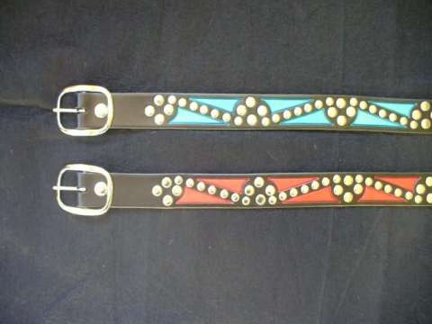 Carved and Studded Belts