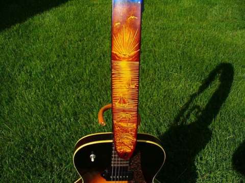 Tropical Guitar Strap