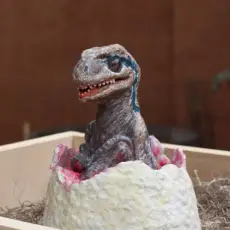 Baby Blue the Velociraptor