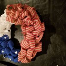 American Flag Wreath
