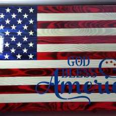 God Bless America Flag