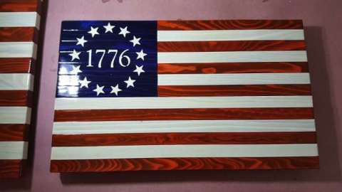 Betsy Ross 13 Star American Flag