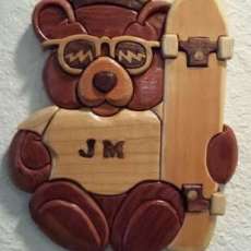 Skate Board Bear