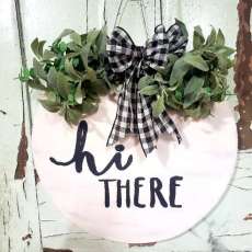Hi There Door Hanger