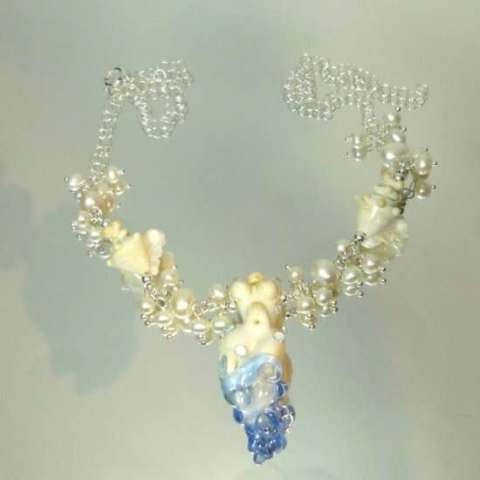 MM Aphrodite, Conch & Pearl Necklace