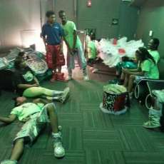 Wild Mohicans Indian Tribe Getting Ready to Hit the Stage