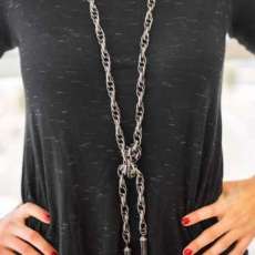 Gun Metal Scarf