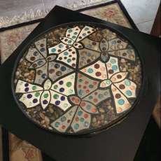 Mosaic Butterfly Tessellation Table