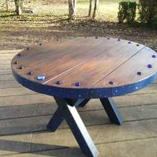 Cosmic Wooden Table