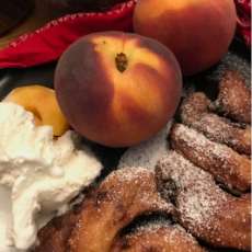 Apple and Peach Fritters