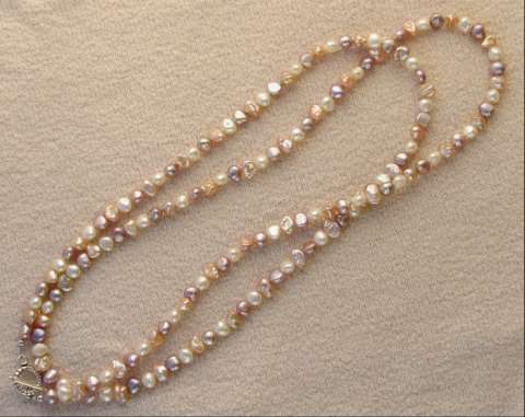 Natural Tri-Color Keishi Pearls
