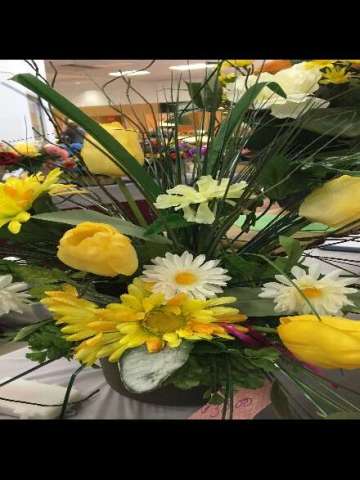 Daisy, Tulip and Sunflower Arrangement