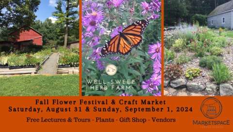 Well-Sweep Herb Farm's Fall Flower Festival