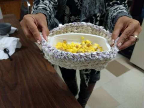 Microwave Pot Holder Bowl