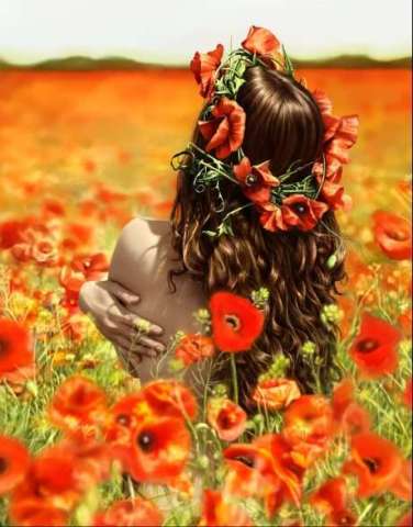 Dorothy in Poppies