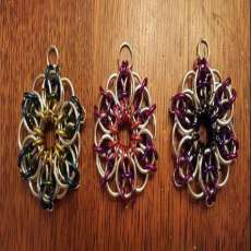 Celtic Star Chainmaille Pendants